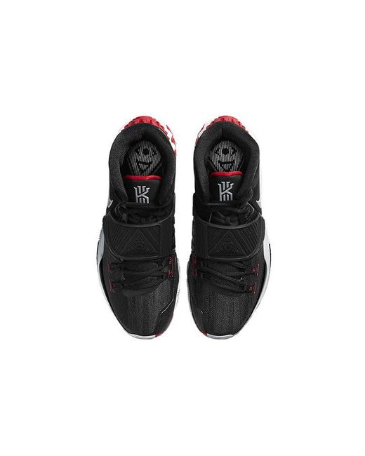 Nike Black Kyrie 6 'Bred' for men