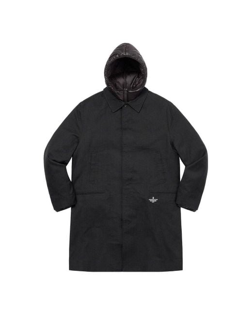Supreme X Undercover Trench Puffer Jacket in Black for Men | Lyst UK