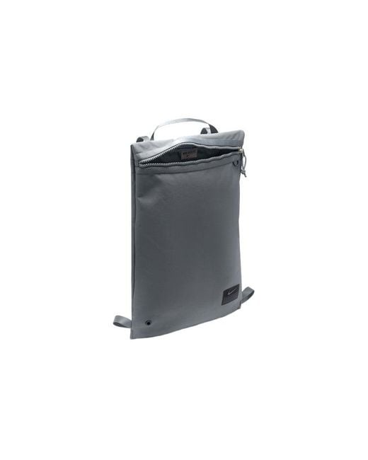Nike Gray Utility Fabric Zipper Outdoor Cozy Durable Training Gym Backpack