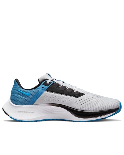 Nike Blue Air Zoom Pegasus 38 'Pure Platinum Photo' for men