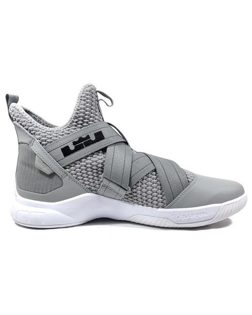 Nike Zoom Lebron Soldier 12 Tb in Gray for Men | Lyst