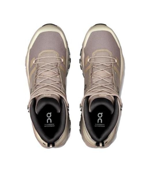 On Shoes Brown Cloudrock Mid Wp 'Cinder Desert' for men