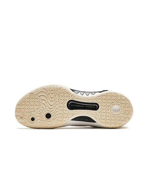 Anta White Shock Wave 5 V2 'Fossil' for men