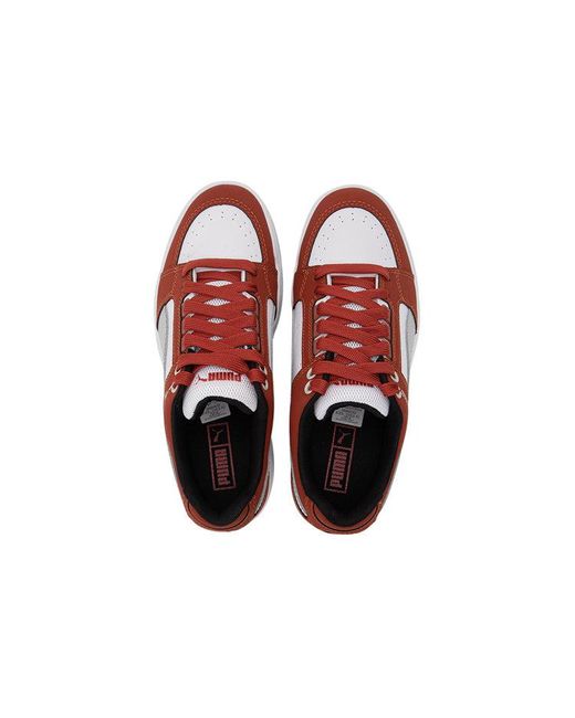 PUMA Red Slipstream Lo 'Block for men