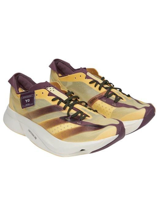 Adidas Yellow X Y-3 Adios Pro 3.0 'Almost Shadow Fig' for men