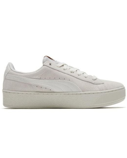 PUMA White (Wmns) Vikky Platform Mo