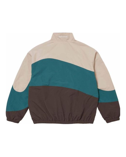 Supreme Blue Curve Track Jacket for men