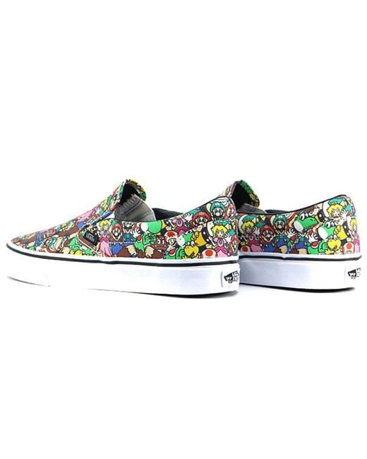 Vans Blue Nintendo X Classic Slip-On 'Super Mario Bros' for men