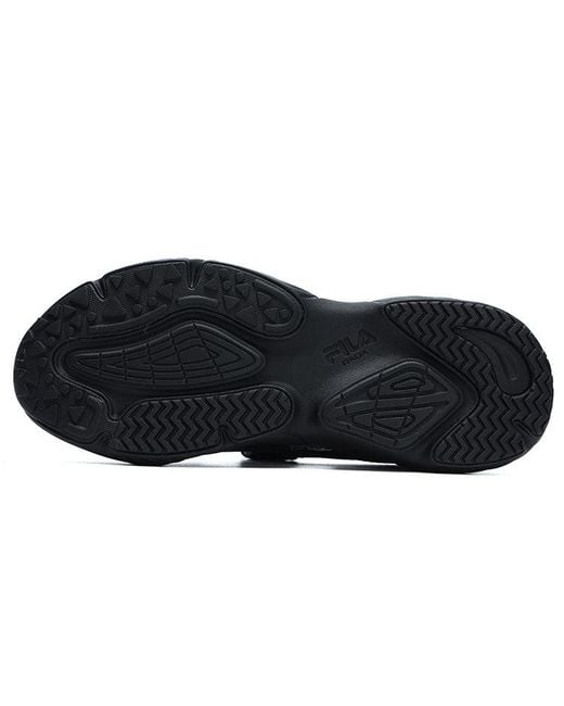 Fila Black Conch Sandals for men