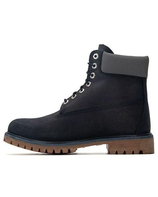 Timberland Black Classic 6 Inch Waterproof Boot 'Dark' for men