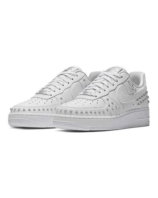 Nike White (Wmns) Air Force 1 Low 'Star-Studded'