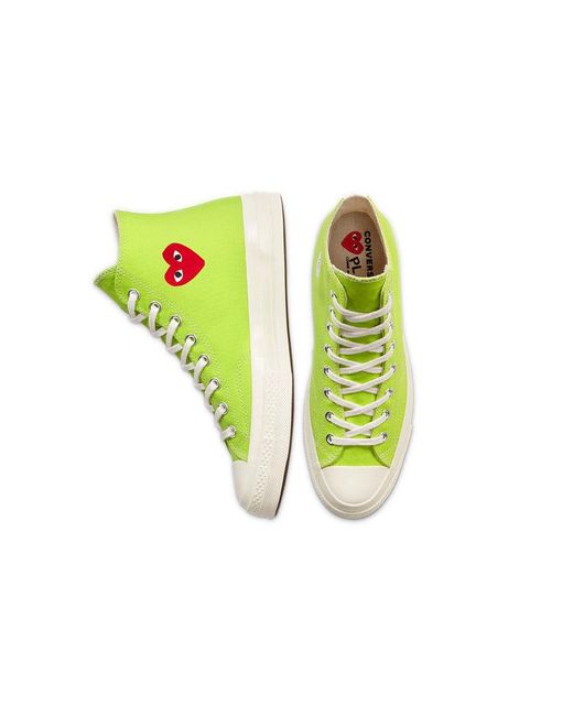 Converse Green X Comme Des Garcons Play Chuck 70 High 'Bright' for men