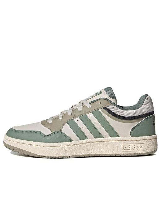 adidas Neo Hoops 3.0 Shoes 'cream White Green' for Men | Lyst