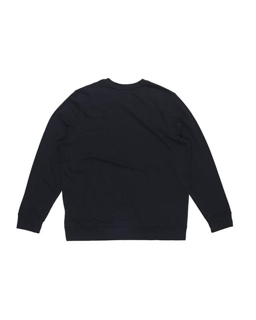 Under Armour Blue Rival Terry Logo Crew Sweatshirt for men