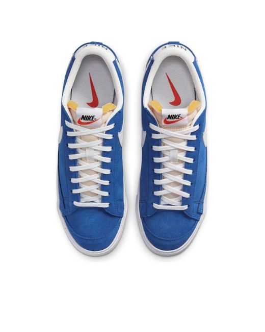 Nike Blue Blazer Low 77 Suede 'Team Royal' for men