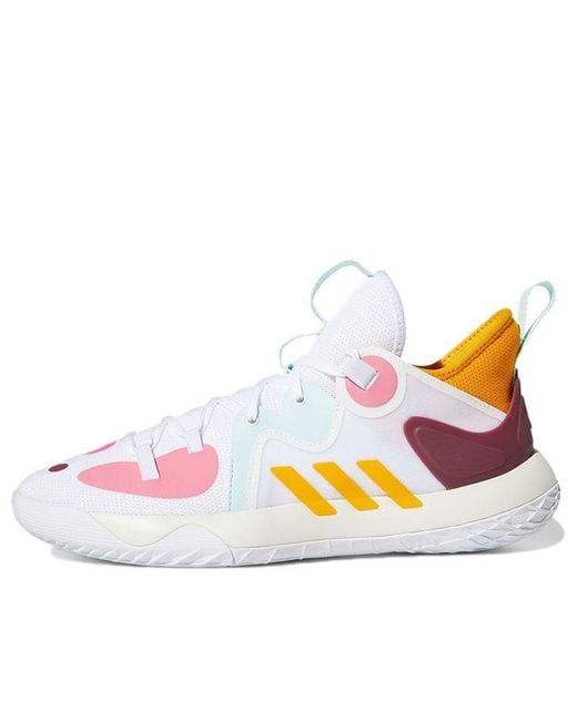 Adidas White Harden Stepback 2 Semi Solar' for men