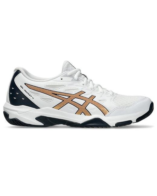 Asics White Gel-Rocket 11