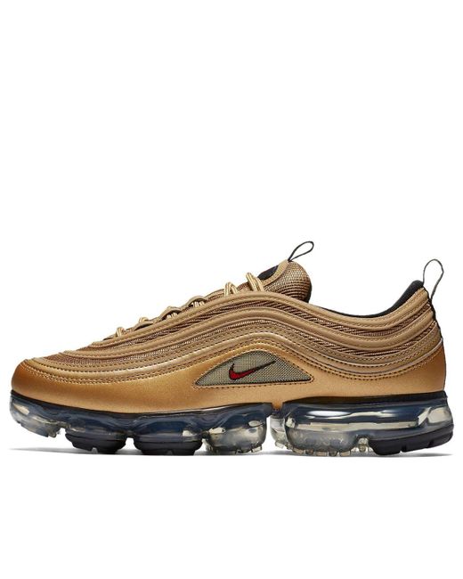 Nike Brown Air Vapormax 97 'metallic Gold' for men