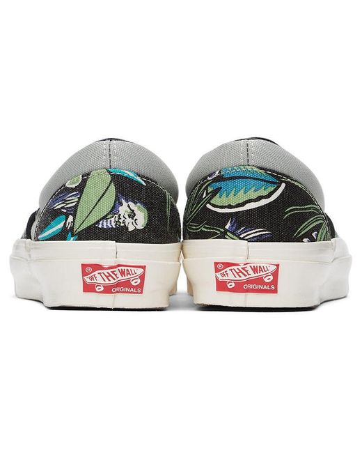 Vans Blue Og Classic Slip-On Lx 'Parrot Hawaiian for men