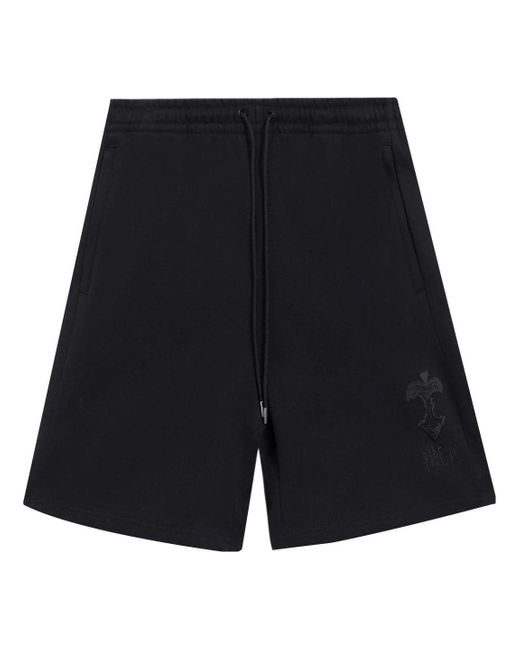 Li-ning Black Badfive Embroidered Logo Shorts for men