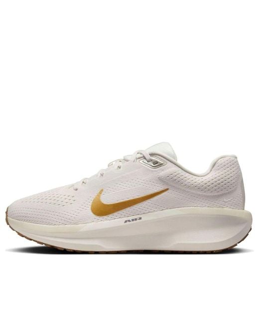 Nike White (Wmns) Air Zoom Winflo 11 Road Running Shoes 'Phantom'
