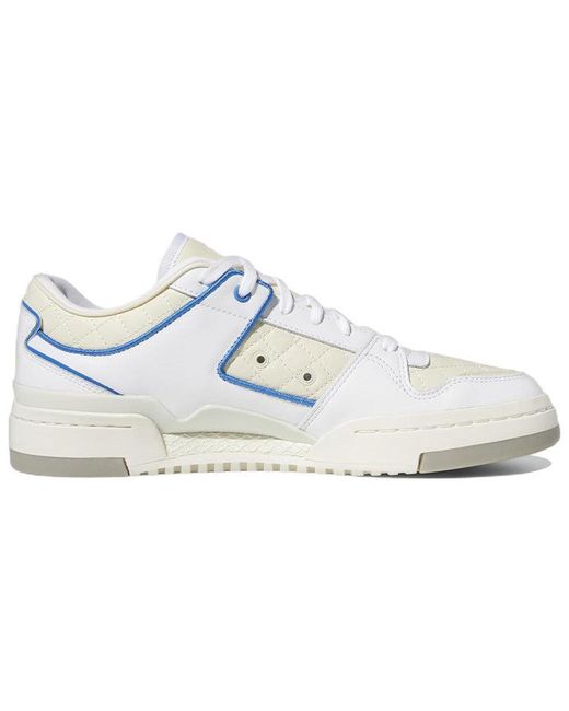 Adidas White Forum Luxe Low 'Cream Quilted' for men