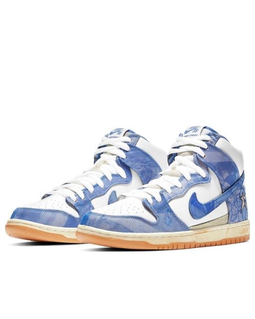 Nike Blue Sb Dunk High Dark Sulfur Coconut Milk' for men