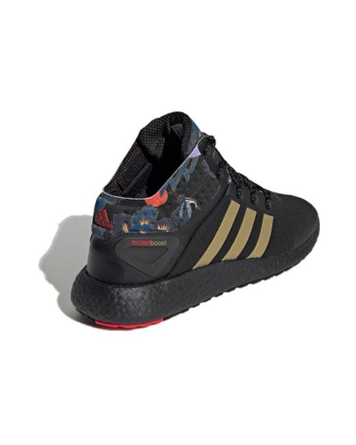 Adidas Blue Rocketboost Mid Fw for men