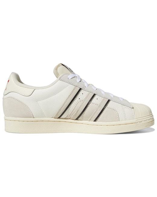 Adidas White Superstar Aluminium' for men