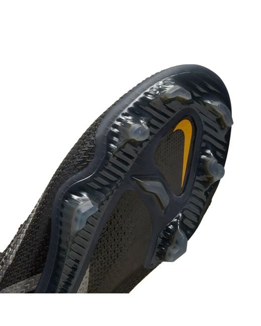Nike Black Phantom Gt2 Elite Fg Metallic' for men