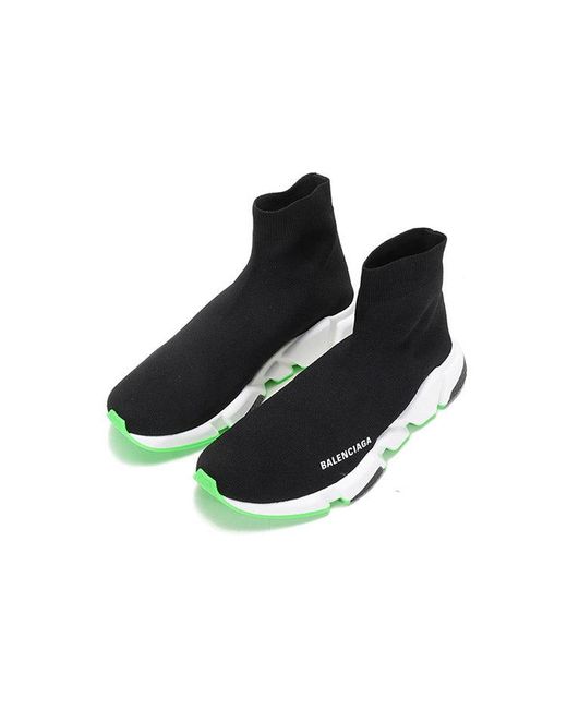 Balenciaga Black Speed Sock-Like Design Sneakers for men