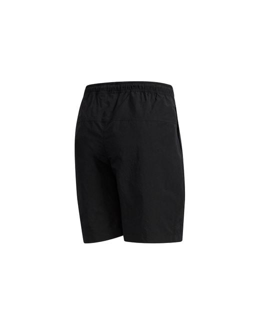 Adidas Black M Mh 3S Wv Sho Woven Solid Color Loose Sports Shorts for men