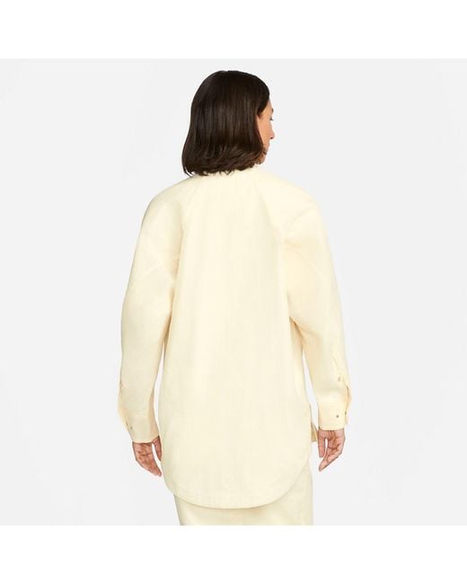 Nike Natural (Wmns) Esc Woven Shirt Jacket 'Coconut Milk'