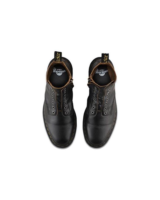 Dr. Martens Black 1460 Laceless Martin Boots Couple Style for men