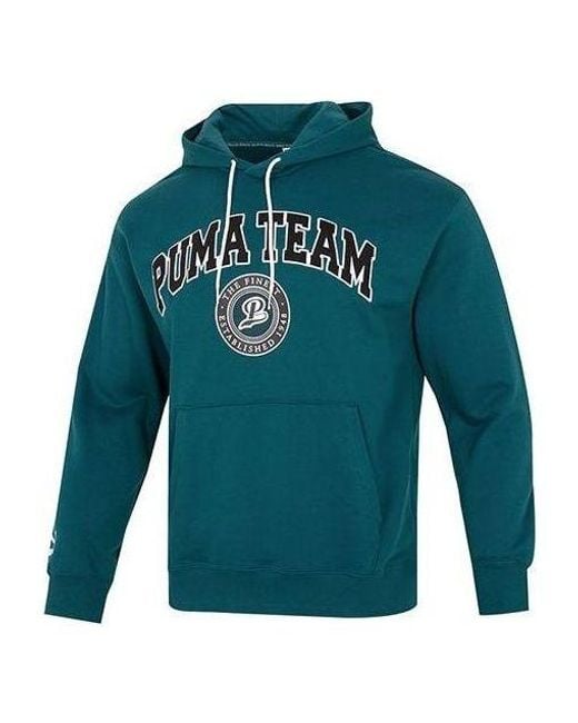 PUMA Blue Team Hoodie for men