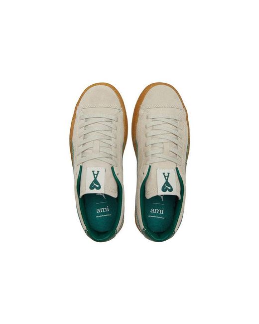 PUMA Green Ami X Suede Crepe 'Pristine' for men