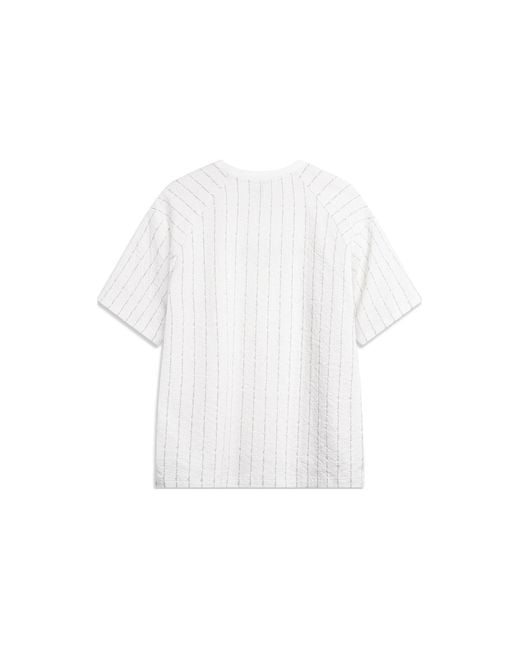 Li-ning White Way Of Wade Striped Graphic T-Shirt for men