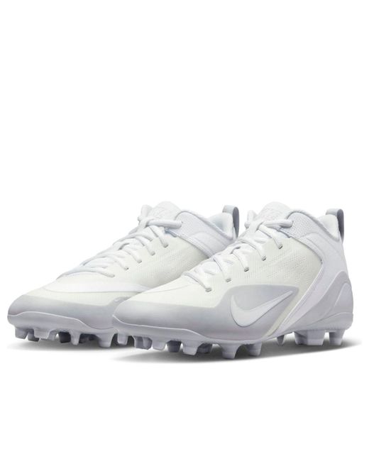 Nike White Alpha Huarache 8 Varsity Wolf' for men