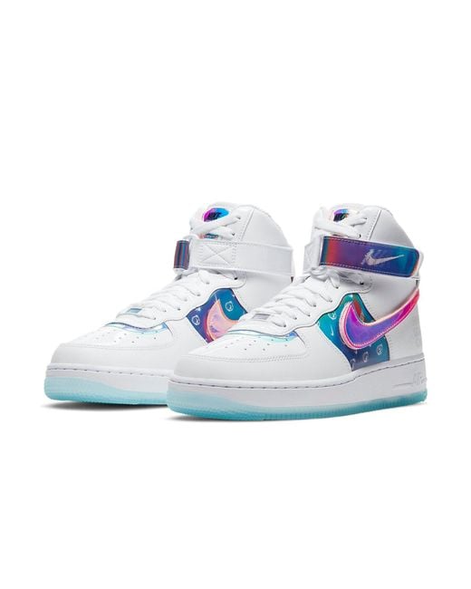 Nike Blue (Wmns) Air Force 1 High Lx 'Have A Good Game'