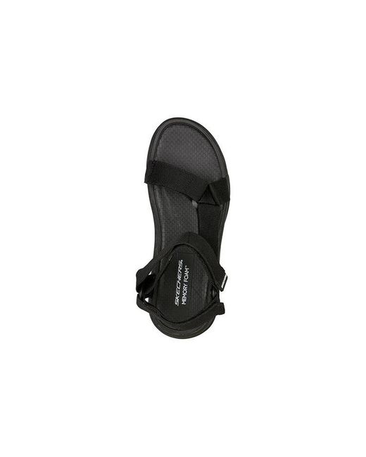 Skechers Black D'Lux Walker Sandal for men