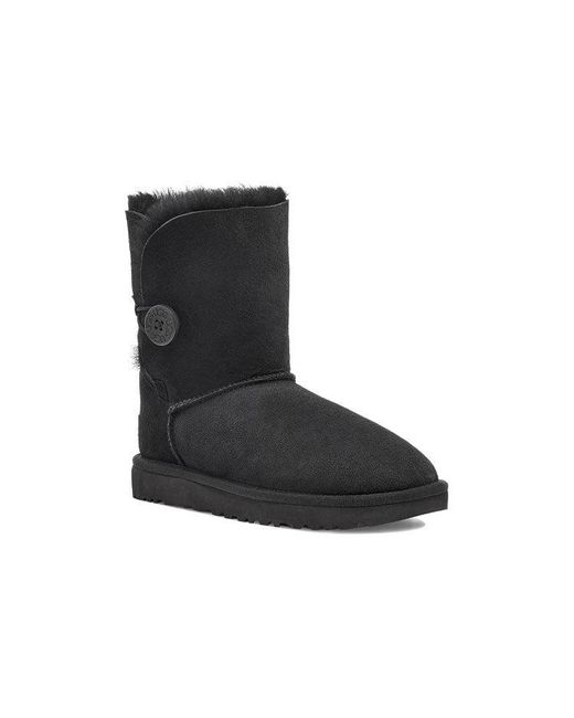 Ugg Black (Wmns) Bailey Button Ii Boot Fleece Lined