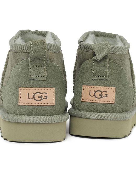 Ugg Green (Wmns) Classic Ultra Mini Boot 'Shaded Clover'
