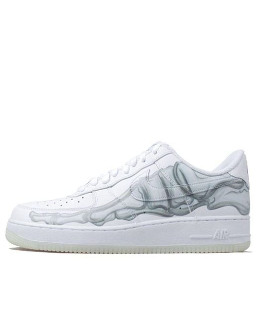 Nike White Air Force 1 Low Qs 'Skeleton' for men
