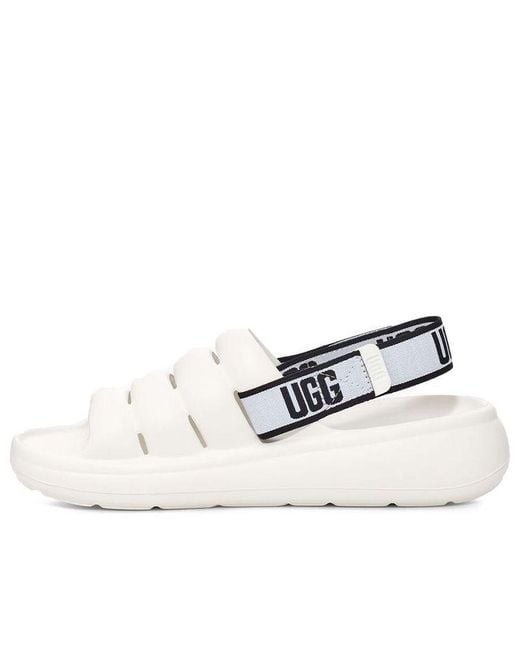 Ugg White Sport Yeah Slide for men