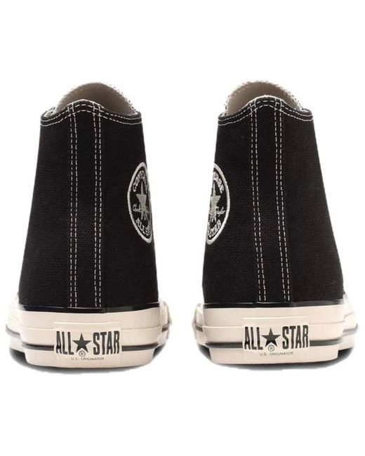 Converse Black All Star Us Hemp Hi for men