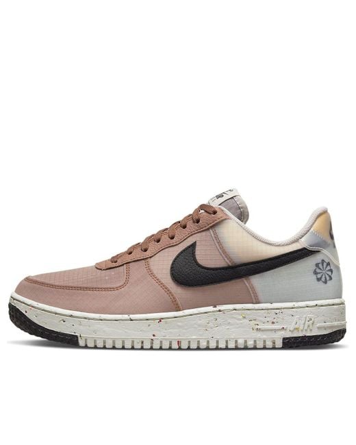 Nike Brown Air Force 1 Crater 'Move To Zero for men