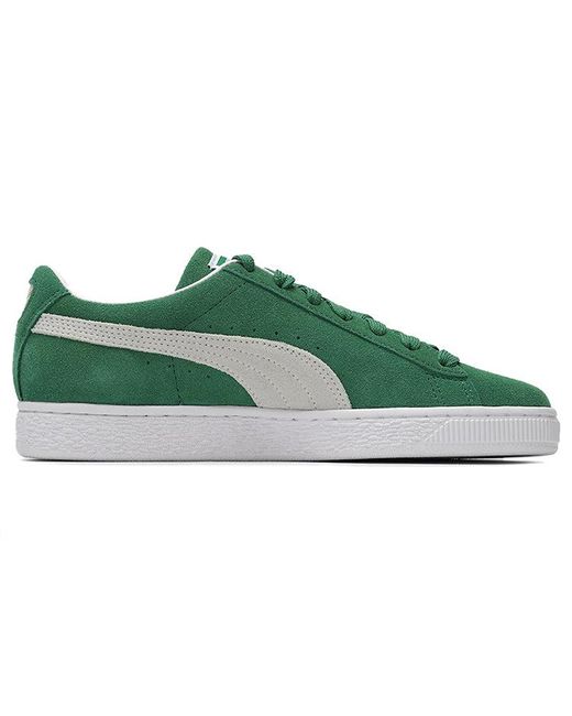 PUMA Green Suede Teams 'Celtics' for men
