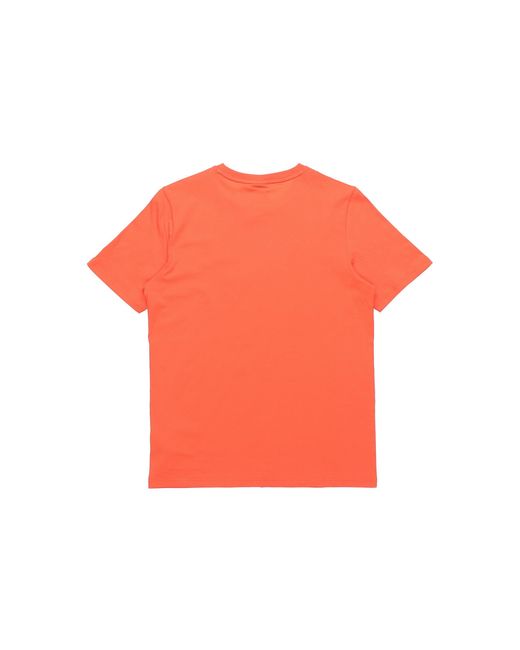 PUMA Orange Classics Logo T-Shirt for men