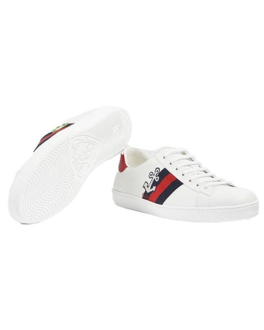 Gucci White Ace 'Cauliflower' for men