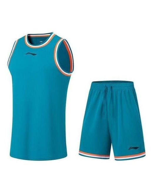 Li-ning Blue Basketball Competition Set 'Tidal' for men